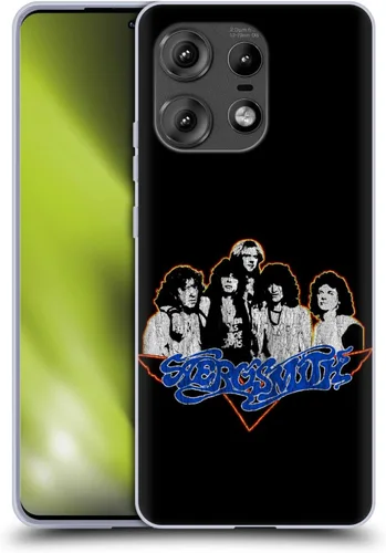 Vista 77 de Head Case Designs Officially Licensed Aerosmith Back in The Saddle Again Classics Gel Case [Military Grade Protection] Compatible with Moto E7