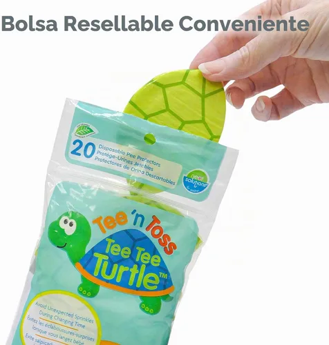 Vista 7 de Neat Solutions Tee N Toss Turtle, Multi, Talla única, 20 unidades, 0+ Meses