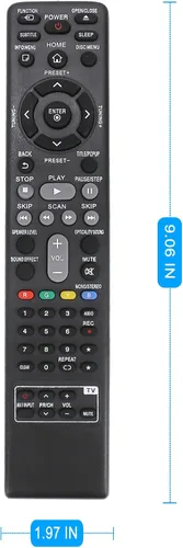 Vista 6 de AKB73775801 Reemplazo de control remoto para LG Blu-Ray Home Theater System BH4030S BH4530T BH5540T BH6540T LHB655 S43S1-W S54T1-S S63T1-W S64H1-W