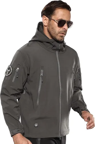 Vista 3 de Antartica - Chaqueta impermeable de estilo militar y camuflado para hombre
