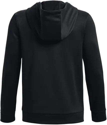 Vista 2 de Under Armour Sudadera con capucha con estampado de forro polar para niños