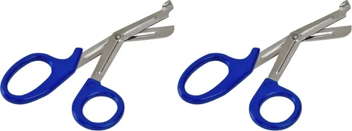 Vista 8 de Briggs Tijeras de trauma, tijeras de vendaje, tijeras de enfermería, tijeras de corte de precisión utilitaria/paramédico, 5.5 pulgadas, color negro