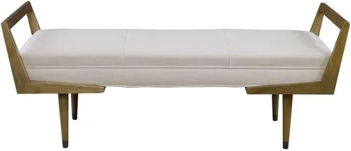 Vista 6 de Uttermost Waylon - Banco moderno de 59.25 pulgadas