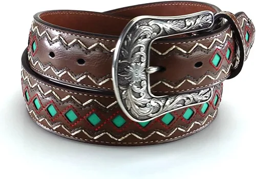 Vista 2 de Ariat Women 's Western cinturón de diamante