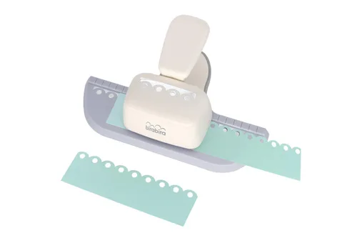 Vista 13 de Bira Craft Perforadora de papel de borde continuo para álbumes de recortes, tarjetas, artes (ángeles)