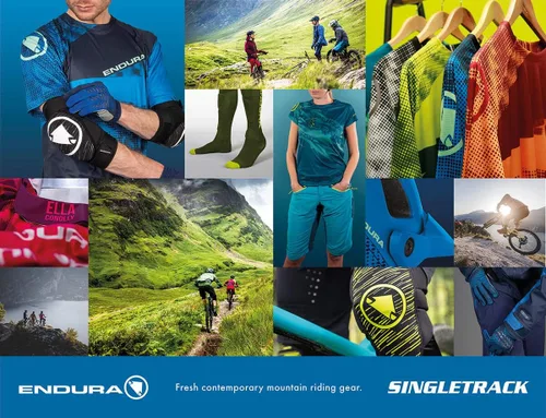 Vista 7 de Endura Hombre SingleTrack Core Print Manga Corta Ciclismo T II