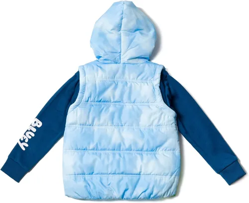 Vista 3 de Bluey Chaleco de Bingo con cremallera para niñas de 2 a niños grandes