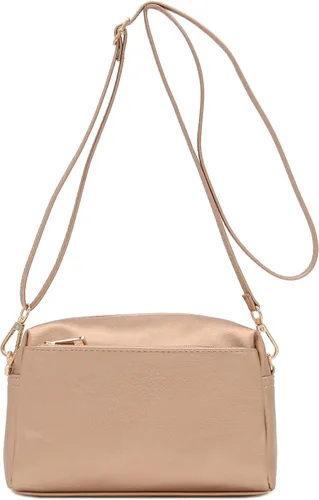 Vista 125 de FashionPuzzle Triple Zip Small Crossbody Bag