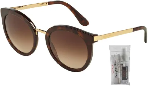 Vista 2 de Dolce Gabbana DG4268 Gafas de sol redondas para mujerkit de cuidado de gafas gratuito