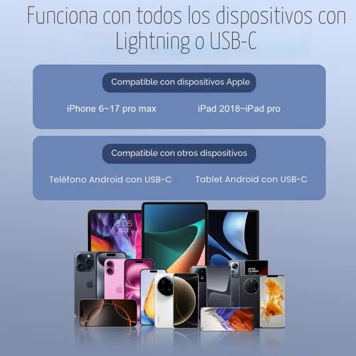 Vista 8 de Paquete de 2 mini micrófonos inalámbricos de solapa Lavalier para iPhone, Android (2 en 1) Microphone for Content Creators, 65ft Clip on Dual Mics