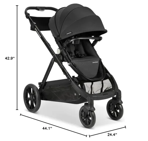 Vista 7 de Nuevo Joovy Qool - Cochecito modular personalizable - Configuraciones triples dobles individuales, Jet