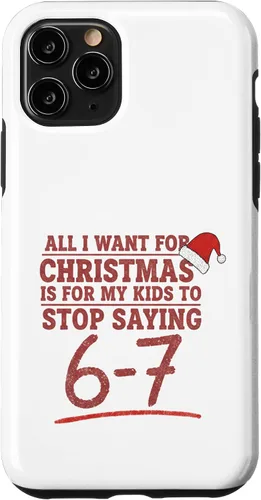 Vista 29 de 6 7 Funny Christmas Parents Meme Case for iPhone 16
