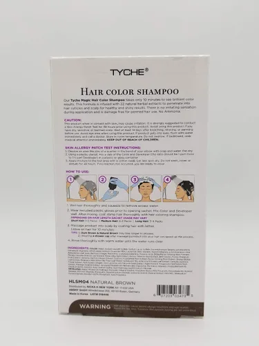 Vista 2 de TYCHE Champú de color para el cabello (marrón natural)