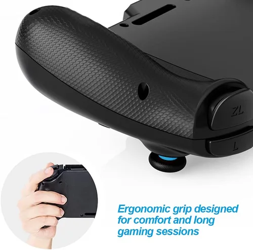 Vista 7 de NexiGo Controlador de interruptor para modo de mano controlador ergonómico para Nintendo Switch con giroscopio de 6 ejes vibración de motor dual