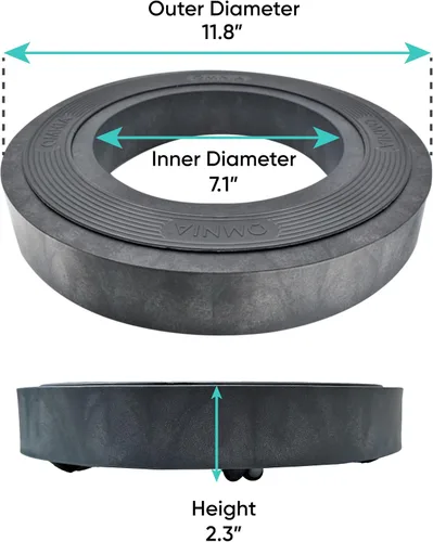 Vista 15 de Omnia Plant Glider: Organizador para plantas, 11.8 pulgadas, capacidad de 200 libras, carbón