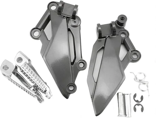 Vista 2 de Para Kawasaki Z250 Z300 EX300 EX250R Ninja 300 VERSYS 250 300 motocicleta izquierda derecha delantera reposapiés reposapiés Pieles de repuesto