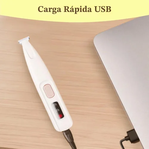 Vista 7 de Yilia Recortadora de microprecisión mejorada para mascotas, multifuncional, para aseo con luz LED, de bajo ruido, impermeable, recargable