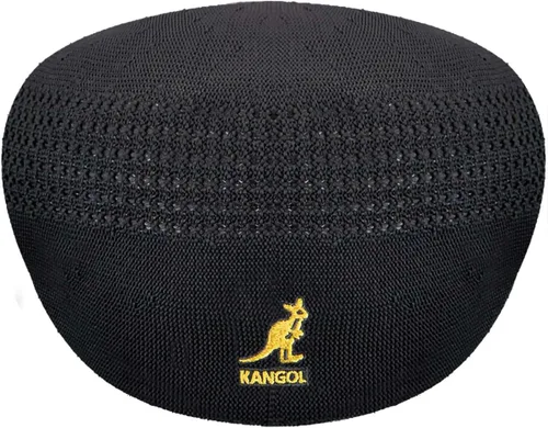 Vista 3 de Kangol Tropic Ventair 504 - Gorro para hombre Negro/Dorado
