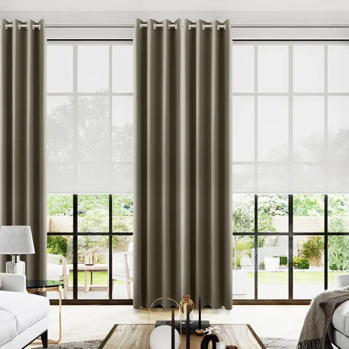 Vista 99 de KOUFALL Cortinas de Baño Aqua para Ventana, Juego de 2 Paneles Decoración Costera Cortinas Cortas Opacas para Ventana Pequeña de Cocina Puerta
