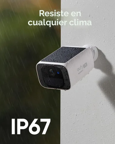 Vista 3 de eufy Security SoloCam S220, Solar Security Camera, Wireless Camera Outdoor