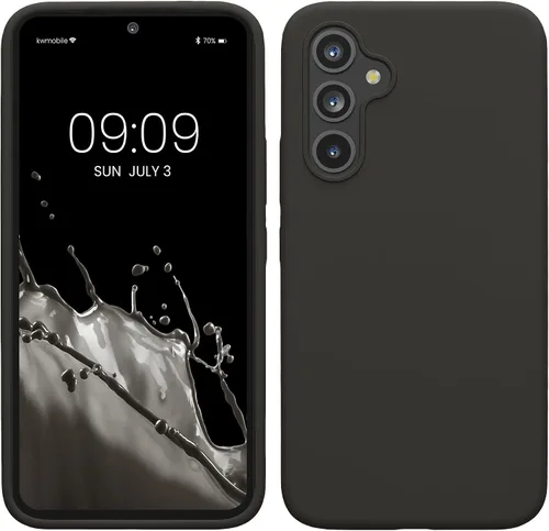 Vista 13 de kwmobile Funda compatible con Samsung Galaxy A32 5G - Funda de silicona TPU con acabado suave - Rosa impresionante