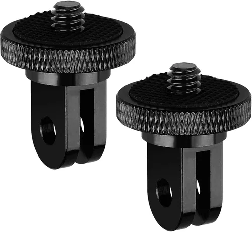 Vista 9 de ChromLives Soporte de trípode para cámara, adaptador de trípode de 1/4 de pulgada -20, trípode de montaje de conversión compatible con cámaras
