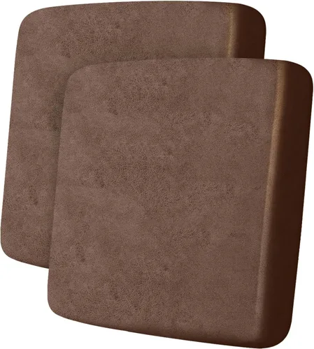 Vista 44 de ANARACHON Fundas de cojín de sofá con aspecto de cuero, juego de fundas de asiento de sofá, protector de muebles para sillón seccional, sofá biplaza