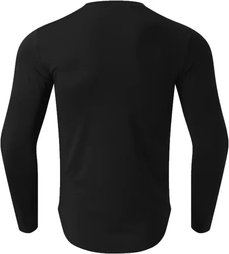Vista 68 de Camisas de compresión atléticas de manga larga para hombre, capa base, camisa de entrenamiento atlético, camisas de compresión, camisetas deportivas
