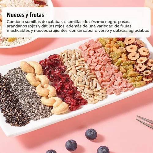 Vista 2 de Polvo de raíz de loto de nuez de semilla de chía 500g/17.63oz Reemplazo