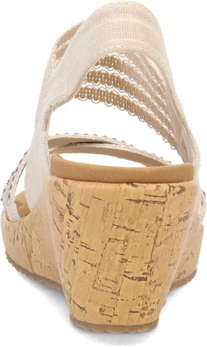 Vista 5 de Skechers Cali Beverlee-Fancy Sips - Sandalias de cuña para mujer, Natural