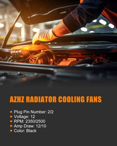 Vista 6 de Ventilador de refrigeración eléctrico automotriz 2011-2016 para Sienna 3.5L 2010-2015 para RX350 3.5L AZHZ 621-530 Conductor lado del pasajero/LH RH