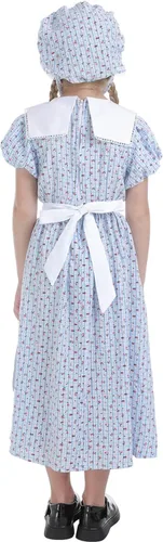 Vista 27 de Nuoqi - Vestidos de pionera para niñas, disfraz colonial