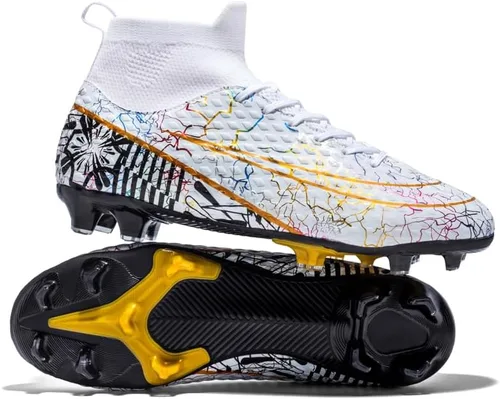 Vista 3 de Zapatos de fútbol para hombre y mujer, zapatos de fútbol para interiores, zapatos de fútbol para exteriores, zapatos de fútbol para niños, tacos