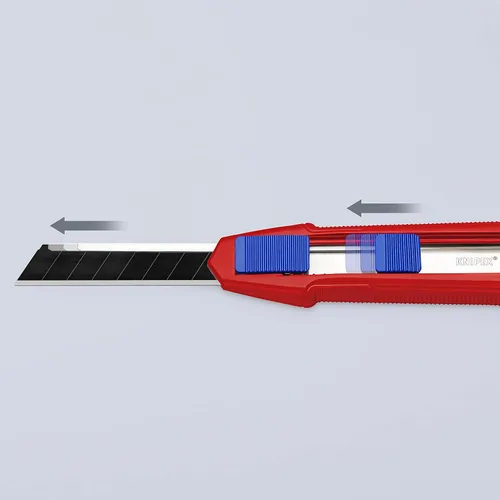 Vista 11 de KNIPEX Tools CutiX Cuchillo universal a presión, 6-1/2 pulgadas, rojo/azul