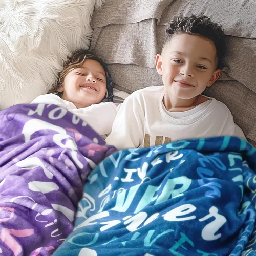 Vista 5 de Envío desde Estados Unidos: mantas de bebé personalizadas con nombre, mantas personalizadas con nombre para niños, forro polar de felpa súper suave