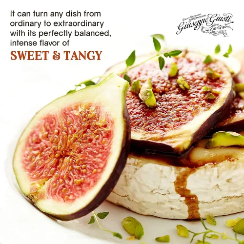 Vista 7 de Giuseppe Giusti Fig Balsamic Glaze Reducción de vinagre balsámico de Módena IGP – Esmalte de vinagre balsámico con sabor a higo natural hecho