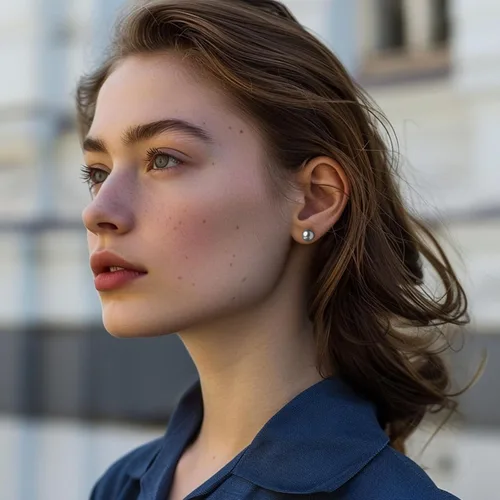 Vista 20 de YAMI Black/Grey/White Pearl Earrings, Real Cultured Pearl, 925 Sterling Silver Stud Earrings Plated with 18K Gold, Classic & Elegant Jewelry Gifts