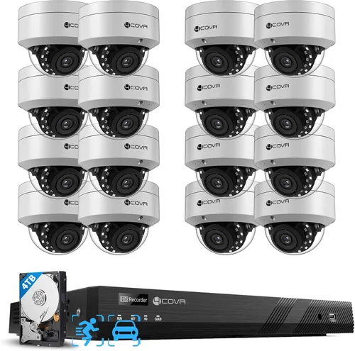 Vista 13 de Sistema de cámara de seguridad PoE 4COVR con disco duro de 2 TB, LY54AX5M0804
