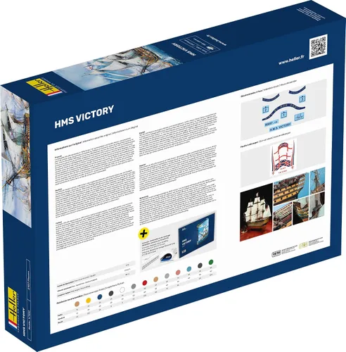 Vista 2 de Heller HMS Victory Boat Kit de construcción para más de 14 años