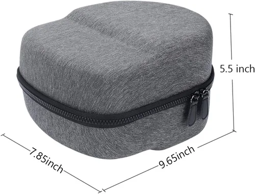 Vista 2 de LOVEDAY Estuche de viaje duro para Oculus Quest 2 VR Gaming Auriculares Controladores Accesorios Impermeable Carring Case Gris