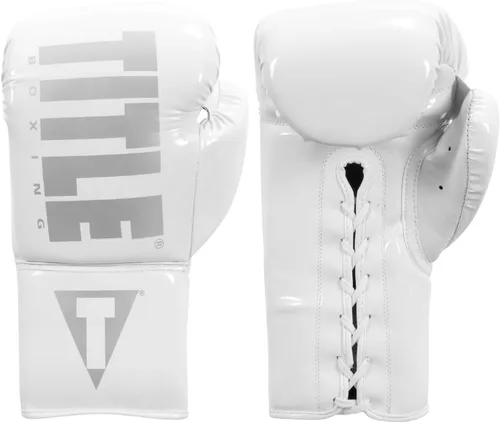 Vista 9 de TITLE Boxing Inferno Intensity Guantes de Entrenamiento con Cordones - MMA, Kickboxing, Saco de Boxeo, Sparring - 14, 16, 18 oz Negro/Dorado