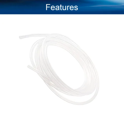 Vista 4 de Bettomshin 1 tubo de silicona de 3.3 ft de longitud, 0.039 in de diámetro interior, 0.118 in de diámetro exterior, tubo de goma de silicona flexible