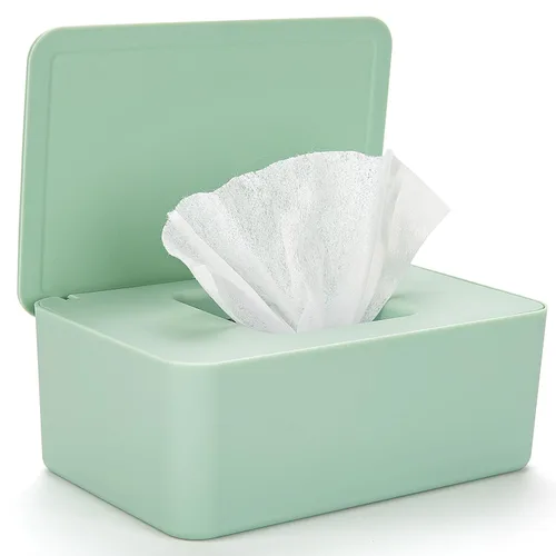 Vista 9 de Dispensador de toallitas para bebés, soporte para toallitas para bebés y adultos, mantiene el tejido húmedo fresco, funda de toallitas