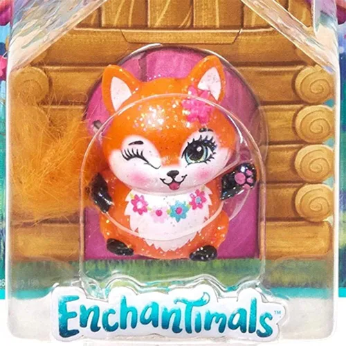 Vista 5 de Enchantimals Wonderwood Flick - Figura de zorro naranja - GLH36 ~ Felicity Fox's Bestie