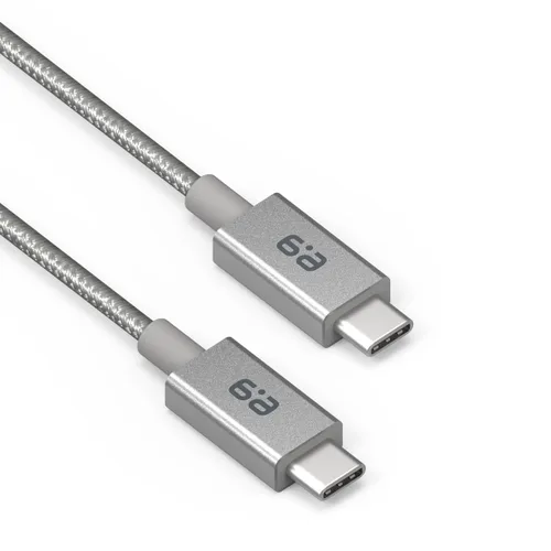 Vista 4 de PureGear Cable trenzado USB-C a USB-C (10 pies), cable de carga de suministro de energía para iPhone 17, 17Pro, 17ProMax, 16, 15, MacBook, iPad Pro