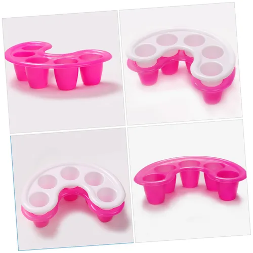 Vista 9 de Cuenco de remojo de uñas, 2 unidades, cuenco de remojo de uñas, accesorio de arte de uñas, recipiente para exfoliación, recipiente de remojo