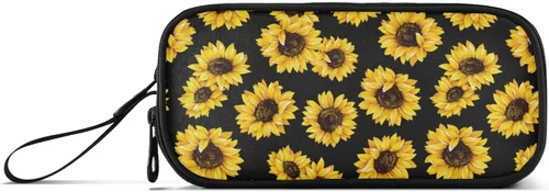 Vista 13 de Fisyme Cowboy Western Desert - Estuche para lápices de gran capacidad, estuche para maquillaje, organizador de papelería, para escuela, oficina