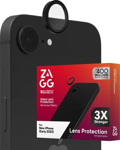 Vista 11 de ZAGG Glass Elite Protector de Lente de Cámara Anti-Deslumbrante para iPhone 16 Pro Max / 16 Pro - Vidrio Anti-Reflectante, 5X Más Fuerte, Sin