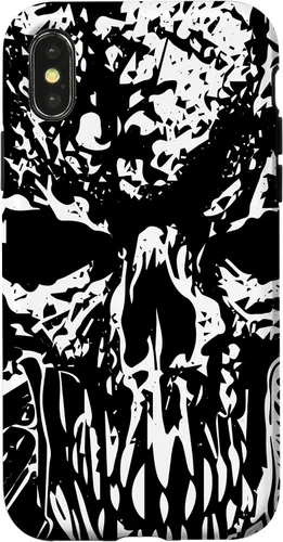 Vista 5 de Grindcore Occult Horror Skull Art Death Metal Thrash Metal Case for iPhone 16