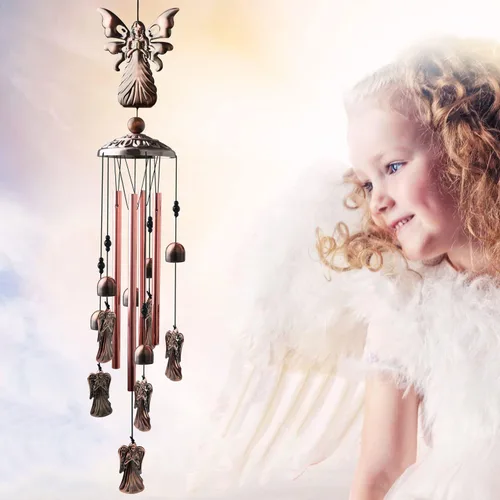 Vista 6 de Regalos de ángel para abuela, campanillas de viento para madre, regalo de cumpleaños